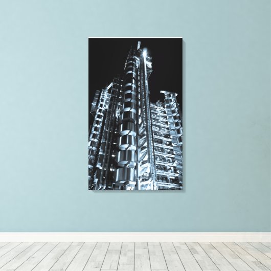 Lloyd's Building London Canvas Afdruk (Insitu (Houten vloer))