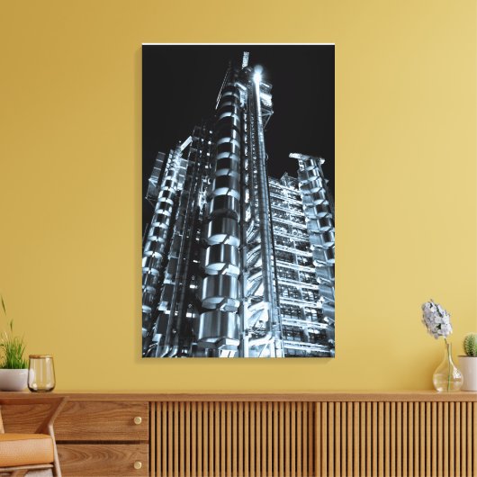 Lloyd's Building London Canvas Afdruk (Insitu (Woonkamer))