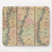 Lloyd's kaart van de benedenloop van de Mississipp Muismat (Voorkant)