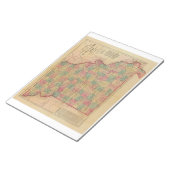 Lloyd's Offical Map of Missouri (1861) Notitieblok (Schuin)