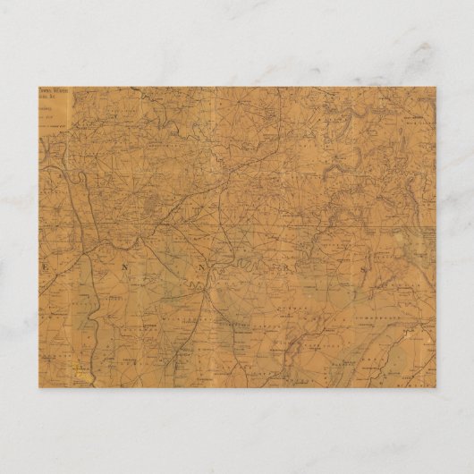 Lloyd's officiële kaart van de staat Tennessee (Voorkant)