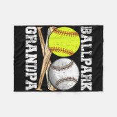 Llpark Grandpa Softll Sell Llers Father's Day Fleece Deken (Voorkant (Horizontaal))