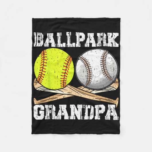 Llpark Grandpa Softll Sell Llers Father's Day Fleece Deken (Voorkant)