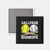 Llpark Grandpa Softll Sell Llers Father's Day Magneet (Voorkant / Achterkant)
