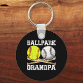 Llpark Grandpa Softll Sell Llers Father's Day Sleutelhanger (Voorkant)