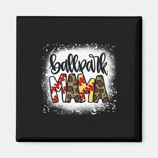 Llpark Mom Mama Sell Softll Mother's Day Bleached  Magneet (Voorkant)