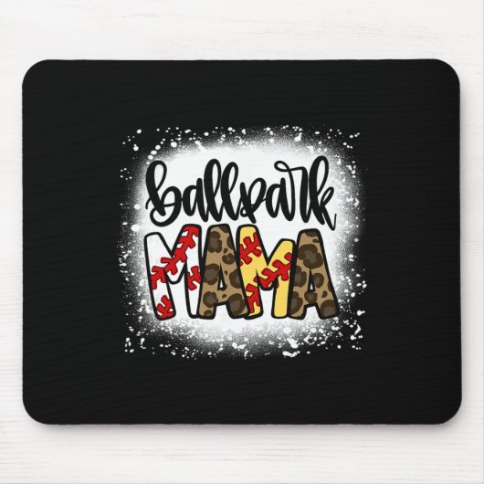 Llpark Mom Mama Sell Softll Mother's Day Bleached Muismat (Voorkant)