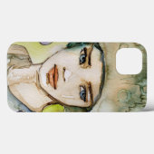 llustratie van een mooi, delicaat meisje Case-Mate iPhone case (Achterkant (horizontaal))