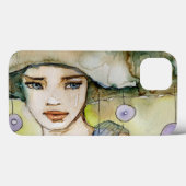 llustratie van een mooi, delicaat meisje Case-Mate iPhone case (Achterkant (horizontaal))