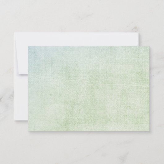 lly van de valleien bouquet en vlinder RSVP (Achterkant)