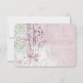 lly van de valleien bouquet en vlinder RSVP (Achterkant)