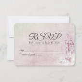 lly van de valleien bouquet en vlinder RSVP (Voorkant)