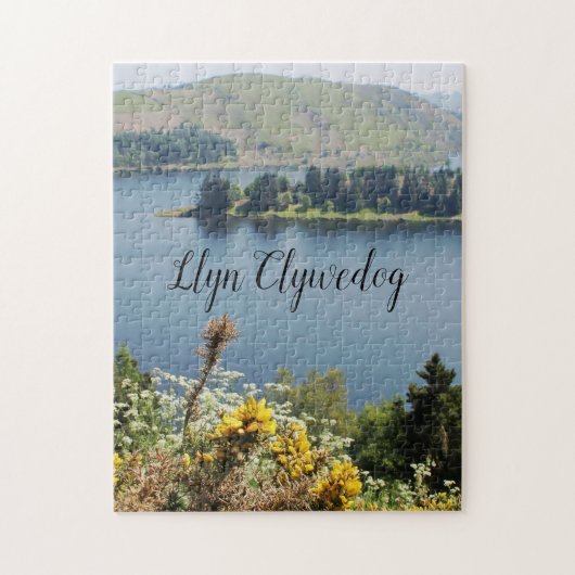 Llyn Clywedog Reservoir Welsh Souvenir Mid-Wales Legpuzzel (Verticaal)