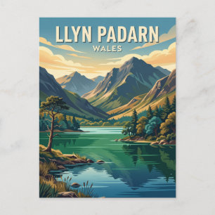 Llyn Padarn Wales Briefkaart