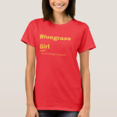 lm Girl - Bluegrass  T-shirt (Voorkant)