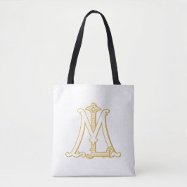 LM of ML monogram initialen logo canvas tas