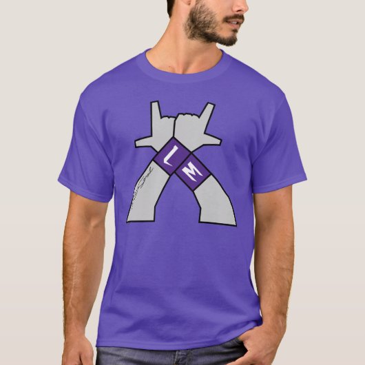 "LM" van Lucas Grail-M T-shirt (Voorkant)