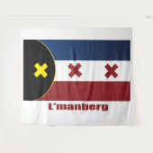 Lmanburg Flag Dream SMP Team Tapestry Wandkleed (Voorkant (horizontaal))