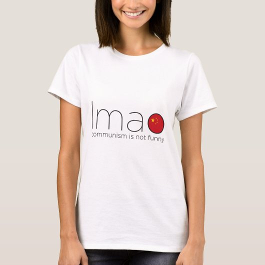 LMAO: Communisme is niet grappig T-shirt (Voorkant)