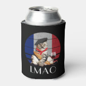 LMAO Le Meow Franse kat Blikjeskoeler (Blikje Voorkant)