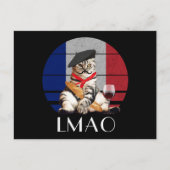LMAO Le Meow Franse kat Briefkaart (Voorkant)
