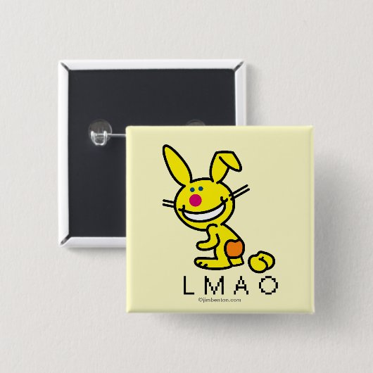 LMAO VIERKANTE BUTTON 5,1 CM (Voorkant /achterkant)