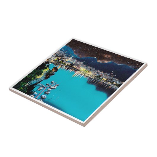 LMD001 COMO - Meer - Lombardia - Italië, Tegeltje (Zijkant)