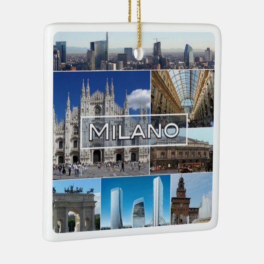 LMD004 MILAN, Milano, kathedraal kerk, Keramisch Ornament (Rechts)