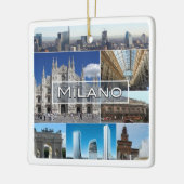 LMD004 MILAN, Milano, kathedraal kerk, Keramisch Ornament (Links)