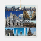 LMD004 MILAN, Milano, kathedraal kerk, Keramisch Ornament (Achterkant)