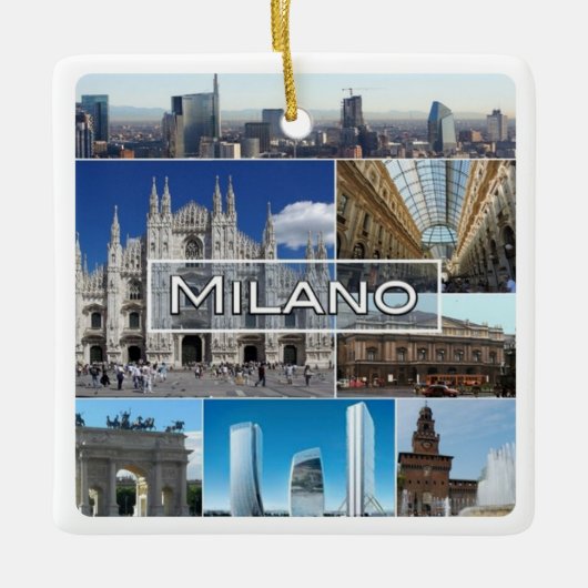 LMD004 MILAN, Milano, kathedraal kerk, Keramisch Ornament (Voorkant)