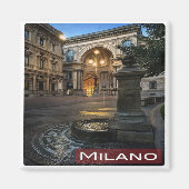 LMD005 MILAN Galleria Vittorio Emanuele - Fridge Magneet (Voorkant)