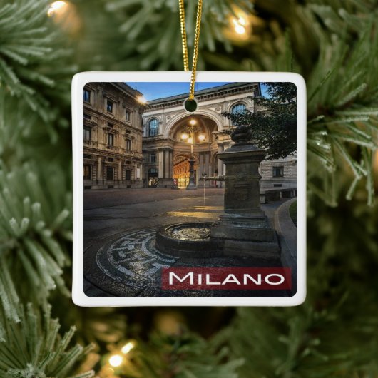 LMD005 MILAN Galleria Vittorio Emanuele Keramisch Ornament (Boom)