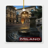LMD005 MILAN Galleria Vittorio Emanuele Keramisch Ornament (Achterkant)