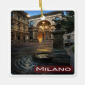 LMD005 MILAN Galleria Vittorio Emanuele Keramisch Ornament (Voorkant)
