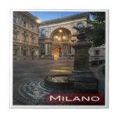 LMD005 MILAN Galleria Vittorio Emanuele Tegeltje (Voorkant)
