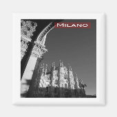 LMD006 MILAN KATHEDRAAL, Milaan, Italië, Koelkast Magneet (Voorkant)