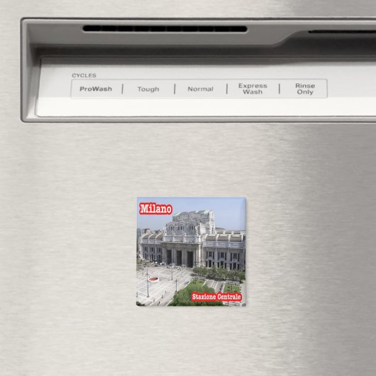 LMD010 MILAN Centrale Station Trein Italië, Koelka Magneet (Insitu (Vaatwasser))