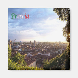 LMD099 BRESCIA Sunset, Italië, Koelkast Magneet
