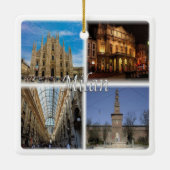 LMD117 MILAN mosaic, Lombardije, Italië; Keramisch Ornament (Achterkant)