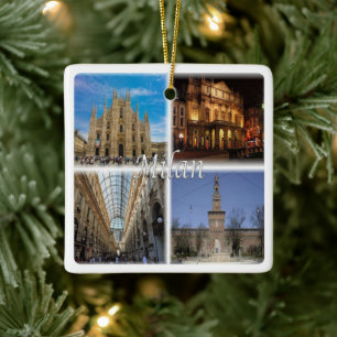 LMD117 MILAN mozaïek, Lombardije, Italië, Keramisch Ornament