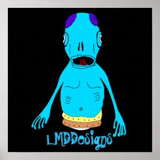LMDDesign alien Poster