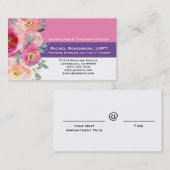 LMFT toegelaten huwelijk en familierapist Visitekaartje (Voorkant / Achterkant)