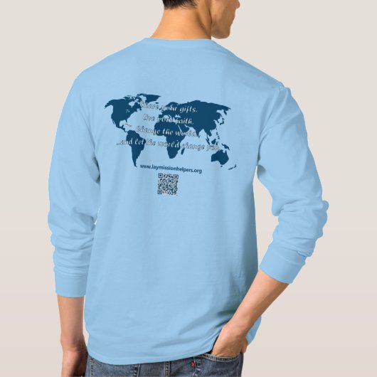 LMH 70e Jubileum Unisex T-shirt met lange mouwen (Achterkant)