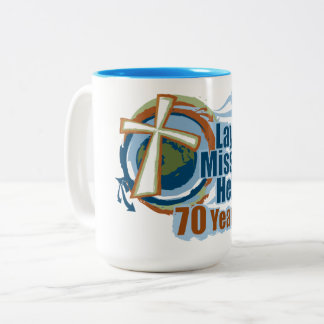 LMH 70e Verjaardag Koffiemok Tweekleurige Koffiemok