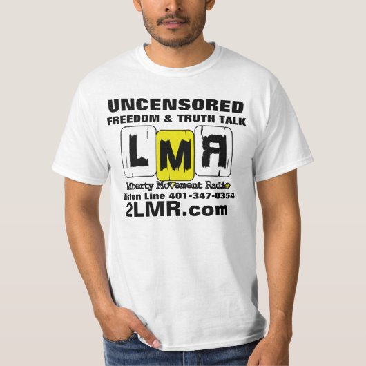 LMR White Value-Shirt T-shirt (Voorkant)