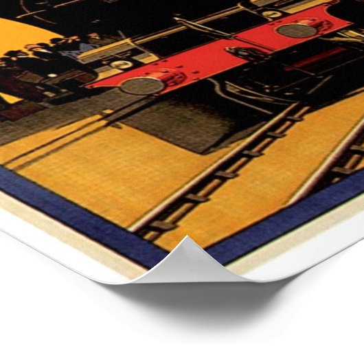 LMS Express en Cunard Liner Poster (Hoek)