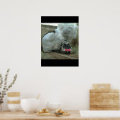 LMS klasse 5 blasten langs de Settle_Steam Trains Poster (Keuken)