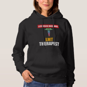 LMT Licence Massage Therapist Caduceus Hoodie