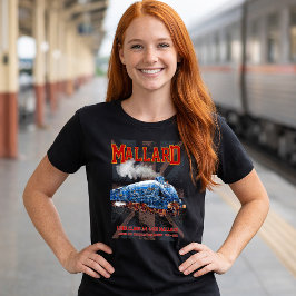 LNER Class A4 Mallard-locomotief Union Jack-vlag T-shirt